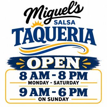 Miguel’s Salsa - New Hours! - Mexican Near Me - Clovis, California Miguel’s Salsa - New Hours! - Mexican Near Me - Clovis, California