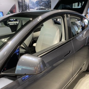 Tesla Motors - White interior - Car Dealers Near Me - Portland, Oregon