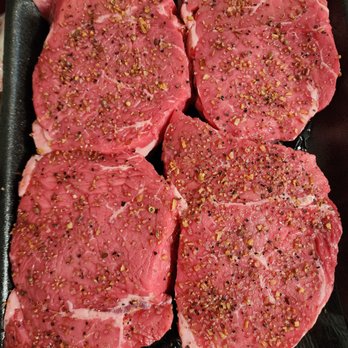Vons - Top sirloin steaks prepped for dry aging. Montreal seasoning on top. $5 per pound on $5 Friday. - Grocery Near Me - Los Angeles, California Vons - Top sirloin steaks prepped for dry aging. Montreal seasoning on top. $5 per pound on $5 Friday. - Grocery Near Me - Los Angeles, California