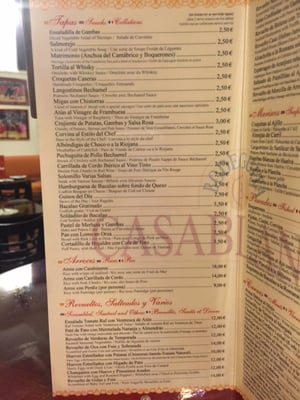 Menu photo 1 Casablanca Seville, SE