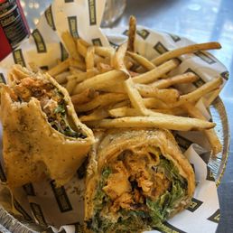 chicken ceaser wrap chicken ceaser wrap