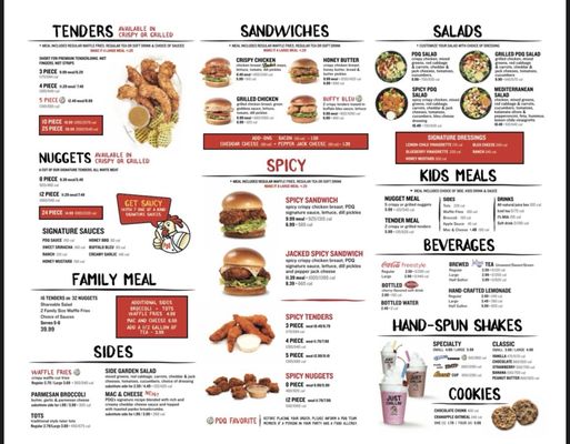 Menu photo 1 PDQ Concord, NC