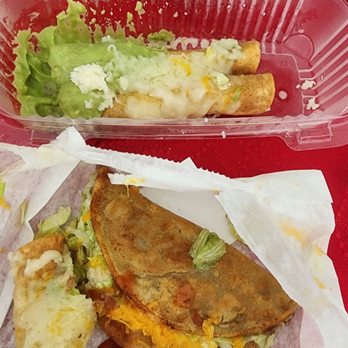 Miguel's Jr - Shredded beef tacos and taquitos... Good but bordeline soggy. - Breakfast & Brunch Near Me - Upland, California Miguel's Jr - Shredded beef tacos and taquitos... Good but bordeline soggy. - Breakfast & Brunch Near Me - Upland, California