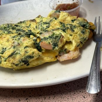 Omelet House 50's Diner - Shrimp Boat Omelet - Breakfast & Brunch Near Me - Las Vegas, Nevada Omelet House 50's Diner - Shrimp Boat Omelet - Breakfast & Brunch Near Me - Las Vegas, Nevada