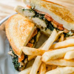 Melt - One of our most popular sandwiches, the Chicken Pesto