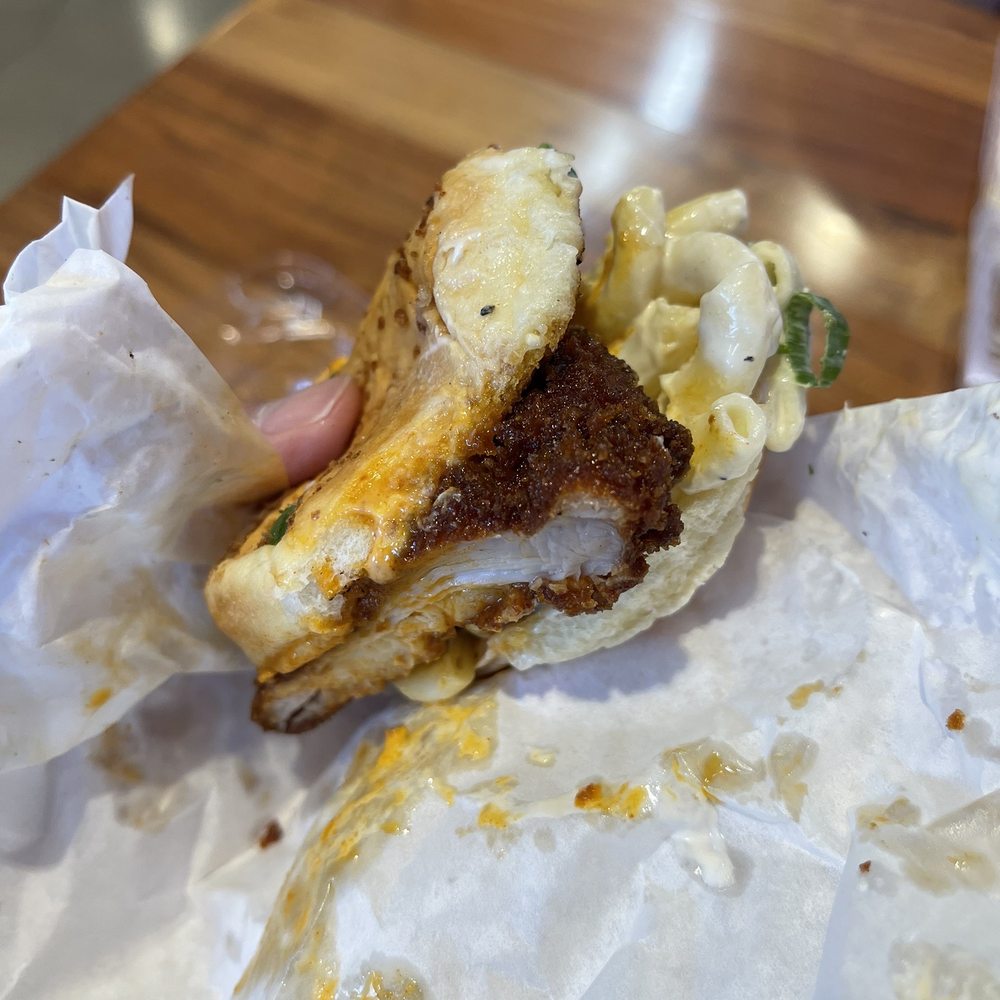 Shootz - Hot Kimchi Butter Katsu Chicken Sandwich - Hawaiian Near Me - Stanton, California
