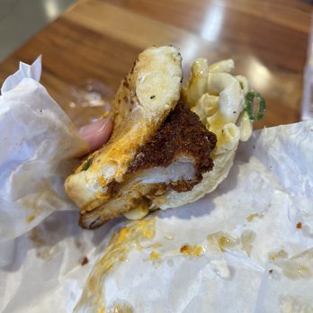 Shootz - Hot Kimchi Butter Katsu Chicken Sandwich - Hawaiian Near Me - Stanton, California Shootz - Hot Kimchi Butter Katsu Chicken Sandwich - Hawaiian Near Me - Stanton, California