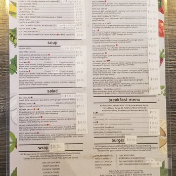 My Vegan - Menu - Thai Near Me - Pasadena, California