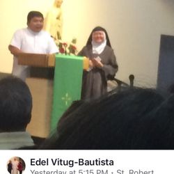 St Robert Church - We visited 3x this church the pastor is very nice Father Arnold Parungao very friendly.