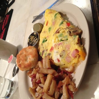 417 Union - Farmers Omelette. With a biscuit. - Breakfast & Brunch Near Me - Nashville, Tennessee