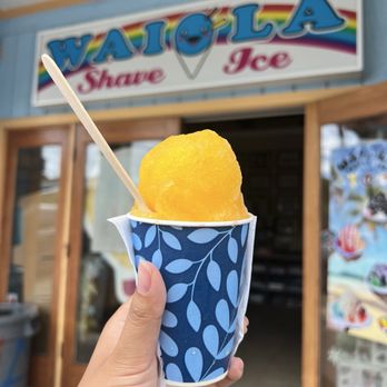 Waiola Shave Ice - Size Small Passion Fruit - Ice Cream & Frozen Yogurt Near Me - Honolulu, Hawaii Waiola Shave Ice - Size Small Passion Fruit - Ice Cream & Frozen Yogurt Near Me - Honolulu, Hawaii