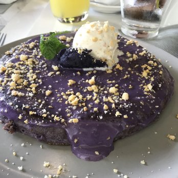 The Sunny Side Cafe - Ube pancake - Cafes Near Me - Malay, AKL The Sunny Side Cafe - Ube pancake - Cafes Near Me - Malay, AKL