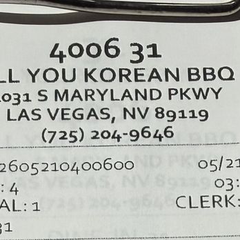 All You Korean BBQ - Our server - Korean Near Me - Las Vegas, Nevada