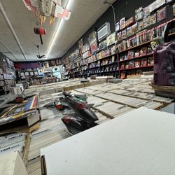 More Fun Comics - Wide shot of store