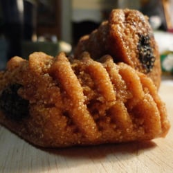 Al Meida - Makroud (semolina flour, butter, dates, honey, salt, spices, canola oil, orange blossom water)