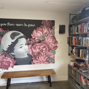 Ground Up Coffee - Waiting area next to the books and game section - Coffee & Tea Near Me - Montebello, California