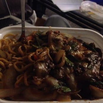 Taste of Orient - Spicy Mongolian Beef with Lo mein noodles - Chinese Near Me - Columbus, Ohio