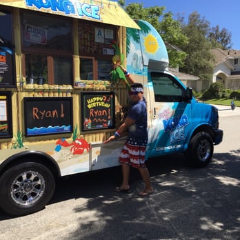 Kona Ice of Santa Clarita - The birthday boy was very surprised and excited for snow cones! - Shaved Ice Near Me