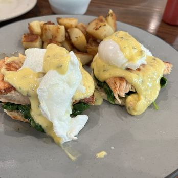 Joey’s Cafe - My created salmon Benedict (the chef probably would have made this if I had asked). - Breakfast & Brunch Near Me - Oklahoma City, Oklahoma Joey’s Cafe - My created salmon Benedict (the chef probably would have made this if I had asked). - Breakfast & Brunch Near Me - Oklahoma City, Oklahoma