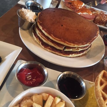 Crave Kitchen & Bar - The cinnamon butter that comes with the pancakes is phenomenal. - Cafes Near Me - El Paso, Texas Crave Kitchen & Bar - The cinnamon butter that comes with the pancakes is phenomenal. - Cafes Near Me - El Paso, Texas