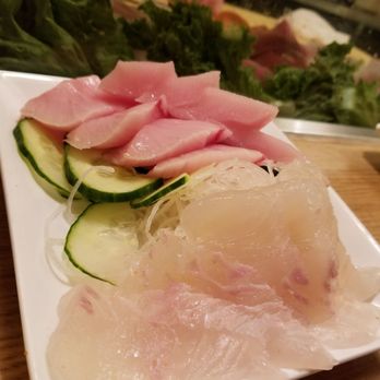 Taiko - Halibut and yellowtail sashimi - Japanese Near Me - Irvine, California
