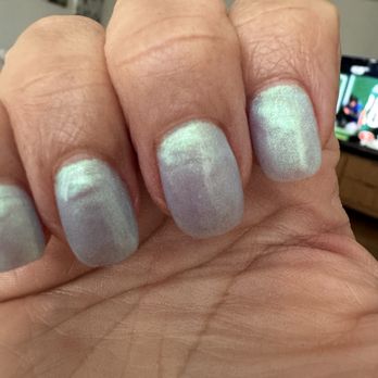LUX SF - You can see the line closer to the end of my nails where it was sanded uneven. - Nail Salons Near Me - San Francisco, California LUX SF - You can see the line closer to the end of my nails where it was sanded uneven. - Nail Salons Near Me - San Francisco, California