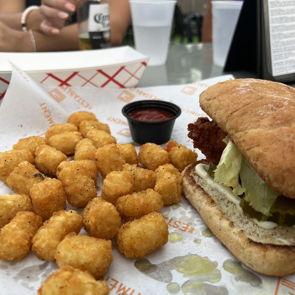 The Establishment - The Nashville Chicken Sandwich - American Near Me - Cincinnati, Ohio The Establishment - The Nashville Chicken Sandwich - American Near Me - Cincinnati, Ohio