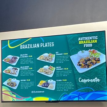 Pitada Brazil - Menu board ((1 of 2) - Brazilian Near Me - Orem, Utah