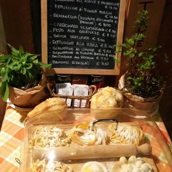 Trattoria De Gli Amici - Display at the entrance of the restaurant - Italian Near Me - Rome, RM