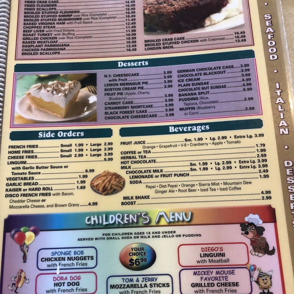 Route 130 Diner - Menu - Diners Near Me - Delran, New Jersey