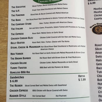 Hero Express - Menu pg2 - Sandwiches Near Me - Bohemia, New York
