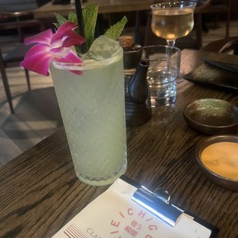 Ichigo Ichie - Honeydew hi-ball mock tail - Japanese Near Me - Nashville, Tennessee