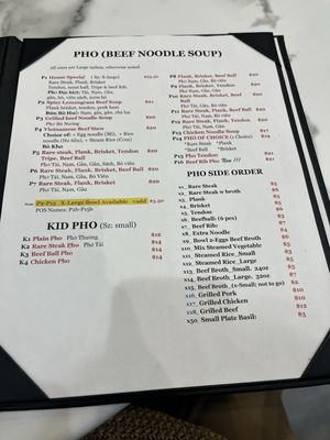 Menu photo 8 Pho Anh Mountain View, CA