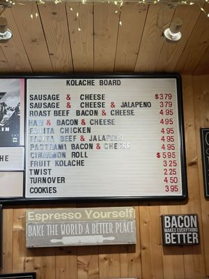 Menu photo 2 The Original Kolache Shoppe Houston, TX Menu photo 2 The Original Kolache Shoppe Houston, TX