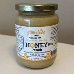 Planet Bee Honey Farm - Peach honey ($12.00 for 500g)