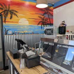 So Cal Famous Beach Ice - Front counter and register