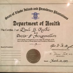 Alternative Medicine - Professional License