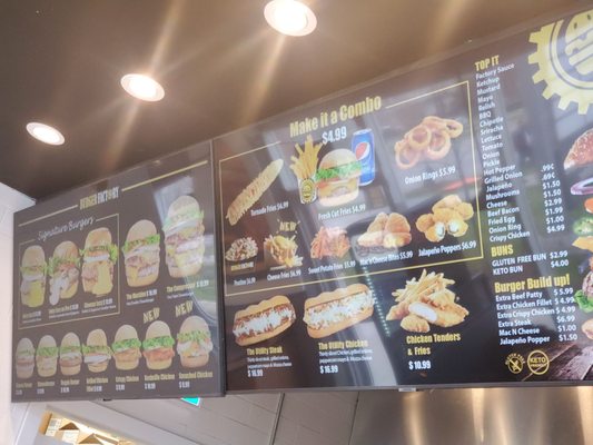Menu photo 1 Burger Factory Mississauga, ON