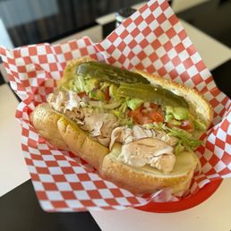 Surfer Boy (served Cold) Turkey Breast, Cheese, and Avocado