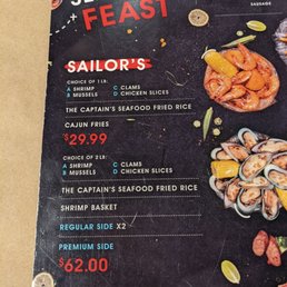 New policy change from Head Office, only 1 Sailor's Seafood Feast per table. Such BS New policy change from Head Office, only 1 Sailor's Seafood Feast per table. Such BS
