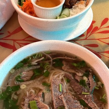 Pho 14 - Egg roll vermicelli and beef broth pho with well don't brisket and tripe - Vietnamese Near Me - Washington, DC, District of Columbia Pho 14 - Egg roll vermicelli and beef broth pho with well don't brisket and tripe - Vietnamese Near Me - Washington, DC, District of Columbia