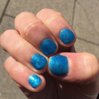Solar Nails - "I Sea You Wear OPI" gel manicure immediately after leaving the nail salon. - Nail Salons Near Me - Takoma Park, Maryland Solar Nails - "I Sea You Wear OPI" gel manicure immediately after leaving the nail salon. - Nail Salons Near Me - Takoma Park, Maryland