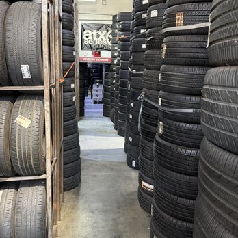 VJC Wheels & Tires - They have multiple rooms of tires stacked to the ceiling - Tires Near Me - Azusa, California