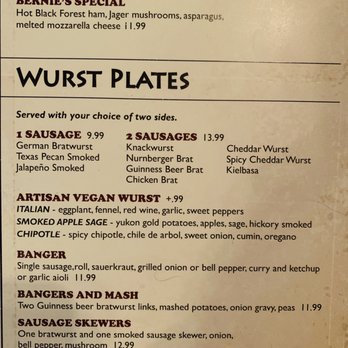 Wurst Haus - Artisan Vegan Wurst Options - Steakhouses Near Me - Lake Jackson, Texas