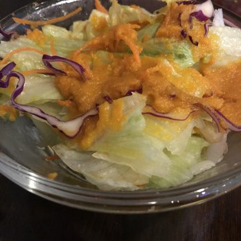 Zabb Thai & Sushi - Side salad with ginger dressing - Sushi Bars Near Me - Davie, Florida