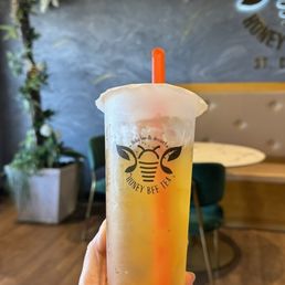 Passion fruit green tea Passion fruit green tea