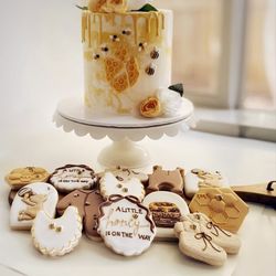 Katefections - Baby shower cake, baby shower cookies