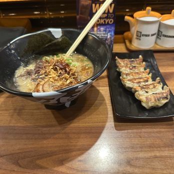 JINYA Ramen Bar - Chandler - JINYA Tonkotsu Original and Pork Gyoza ( 6pcs)* - Ramen Near Me - Chandler, Arizona