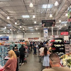Costco - The Saturday afternoon line. Self check is moving quickly.