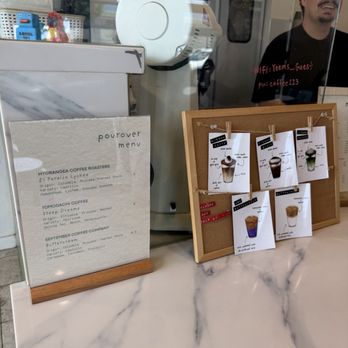 Yeems Coffee - Pour over Menu - Coffee & Tea Near Me - Gardena, California